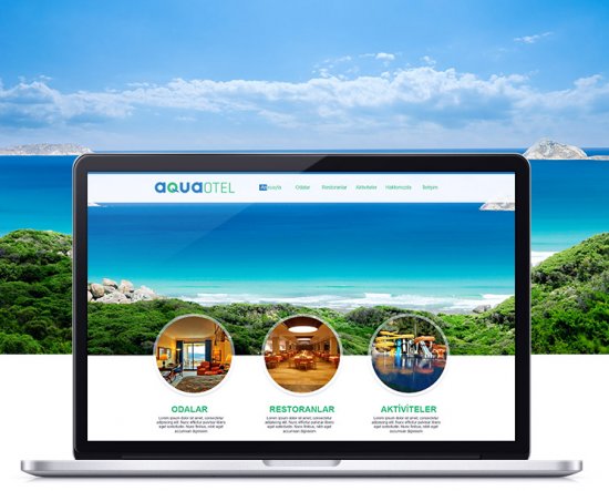 Aqua Otel Web Sitesi