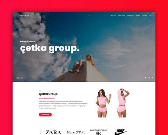 Çetka Group Web Site